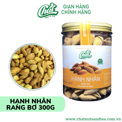HẠNH NHÂN RANG BƠ VỎ MỎNG 300G