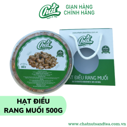 HẠT ĐIỀU RANG MUỐI 500G