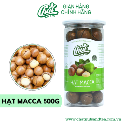 HẠT MACCA SẤY CÒN VỎ 500G